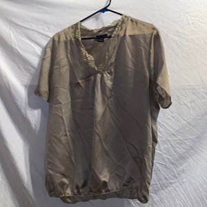 lane bryant gold top